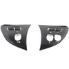 DIYUCAR Aluminium Alloy Black Car Styling Steering Wheel Knob Frame