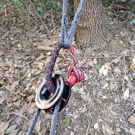 Soft Shackle Recovery Ring Kit - 22000lbs Winch Rope and Snatch Ring, Rope Retention Pulley Combo for Off Road ATV UTV Truck