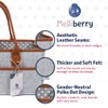 Melliberry Baby Diaper Caddy Changing Table Organizer - Baby Basket