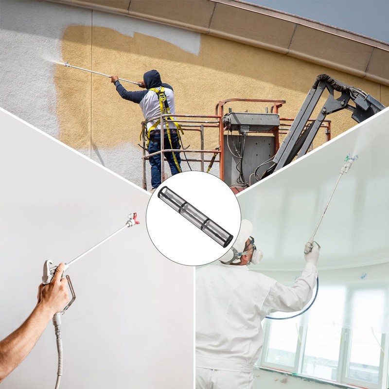 sourcing map 3 Pcs Airless Paint Sprayer Filter 180mm Length,