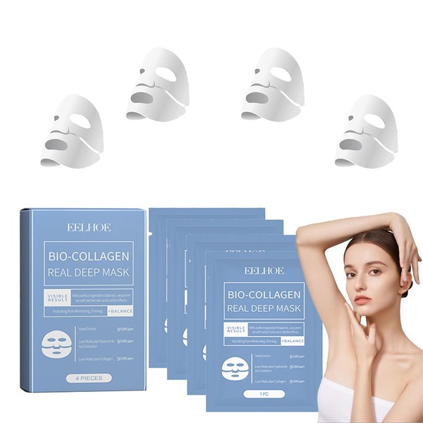 LEDeng LEDeng Deep Collagen Anti Wrinkle Face Mask,Collagen Face Mask,Bio