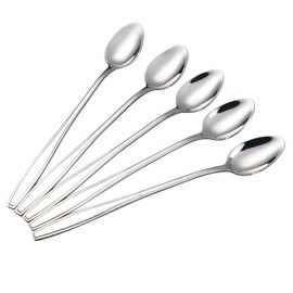 Annkky 12-Piece Stainless Steel Long Handle Coffee Tea Mixing Spoons, 19 cm