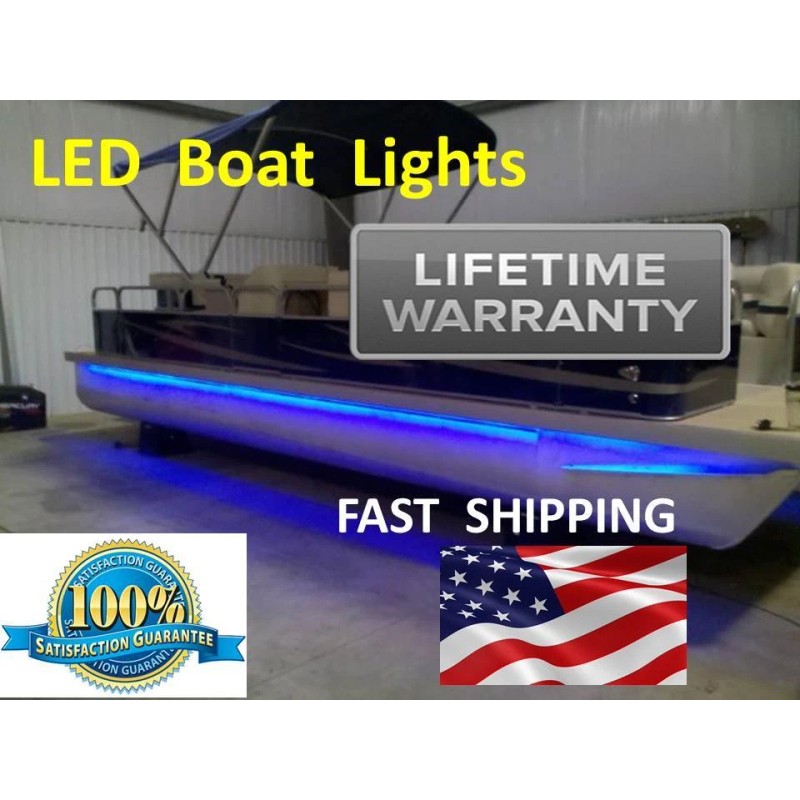 32ft BIG KIT ___ Pontoon LED Under Deck Lighting KIT