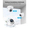 ZOSI 1080p Dome Security Cameras (Hybrid 4-in-1 HD-CVI/TVI/AHD/960H Analog CVBS),2MP