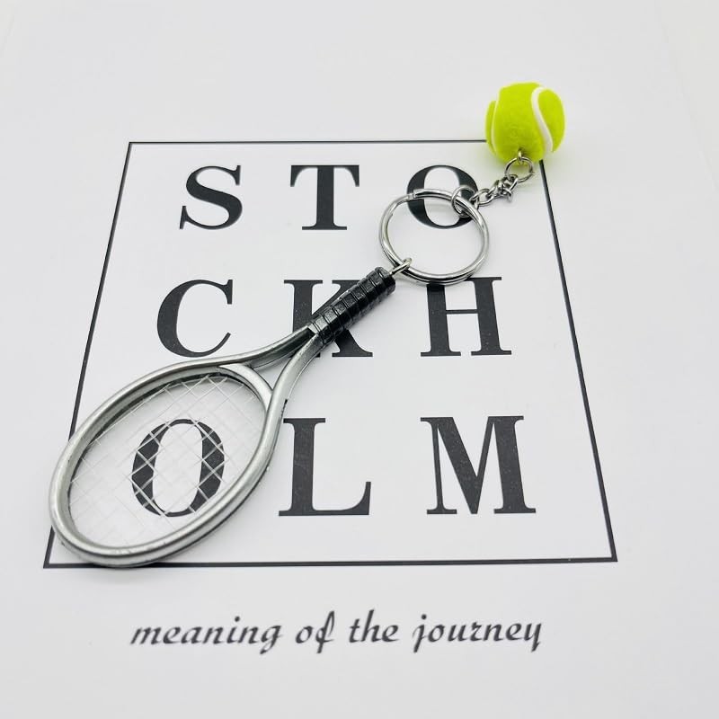 [Plus Nao] プラスナオ キーホルダー キーリング ラケット テニス テニスボール 小物 雑貨