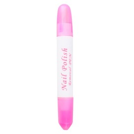 1Pc Nail Erase Pen Removable Head Nail Polish Cleaning Plastic Manicure Corrector Pen for Manicure Fingernail Home Salon Use Nail Polish,Foot, Hand and Nail Care Nail Art and Polish(Pink 6g)