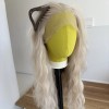MISSWEN Long Wavy Natural Lace Frontal Wigs Bleach Blonde Synthetic