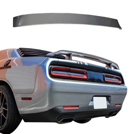 X-Parts Lab Rear Trunk Spoiler Compatible with 2008-2023 Challenger, Factory Style Spoiler Wing Billet Metallic (Color Code: PSC)