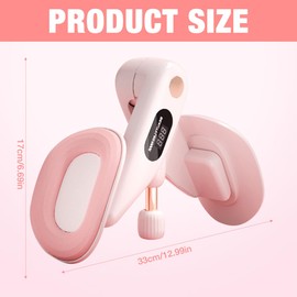 Oberschenkeltrainer, Beckenbodentrainer Für Frau, Trainingsgerät Für Weibliches Gesäß Mit Intelligenter Zähl, Trimmer-Innenschenkel, Beckenboden Trainer Für Hüfttraining, Armtraining, Beinpresse