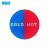 PATIKIL Self Stick Cold/Hot Water Label, 4 Pack Acrylic Round