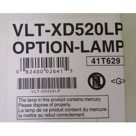 Mitsubishi OEM MITSUBISHI VLT-XD520LP Projector Lamp for EX53U,XD520U,X
