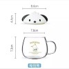 Sanrio Pochacco high borosilicate glass mug