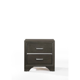ACME Furniture 26263 Carine II Nightstand, Charcoal