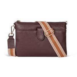 Leather Crossbody Bags For Women - Trendy Women's Leather Purse - Ladies Shoulder Handbag - Sling Bag For Women - Gifts For Women, Her (Nappa Marrone)