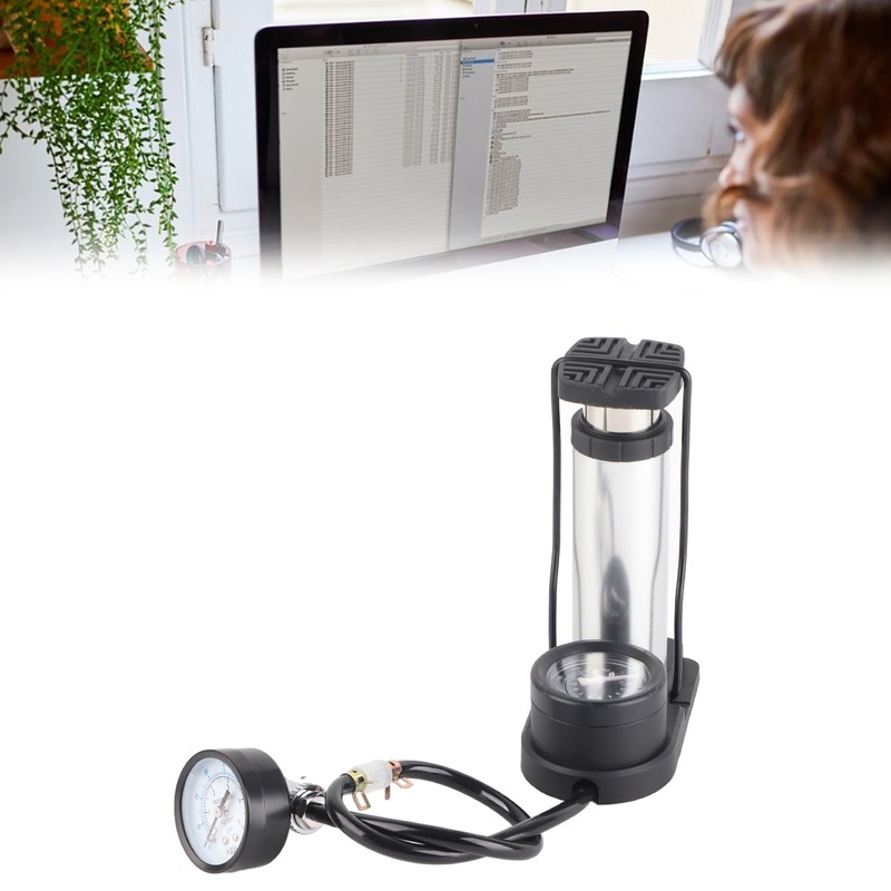 Double Barometer Computer Water Leakage Tester Cooling System Air Pressure