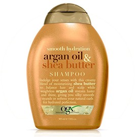 OGX Smooth Hydration Argan Oil & Shea Butter Shampoo 385 ml (Pack of 1)