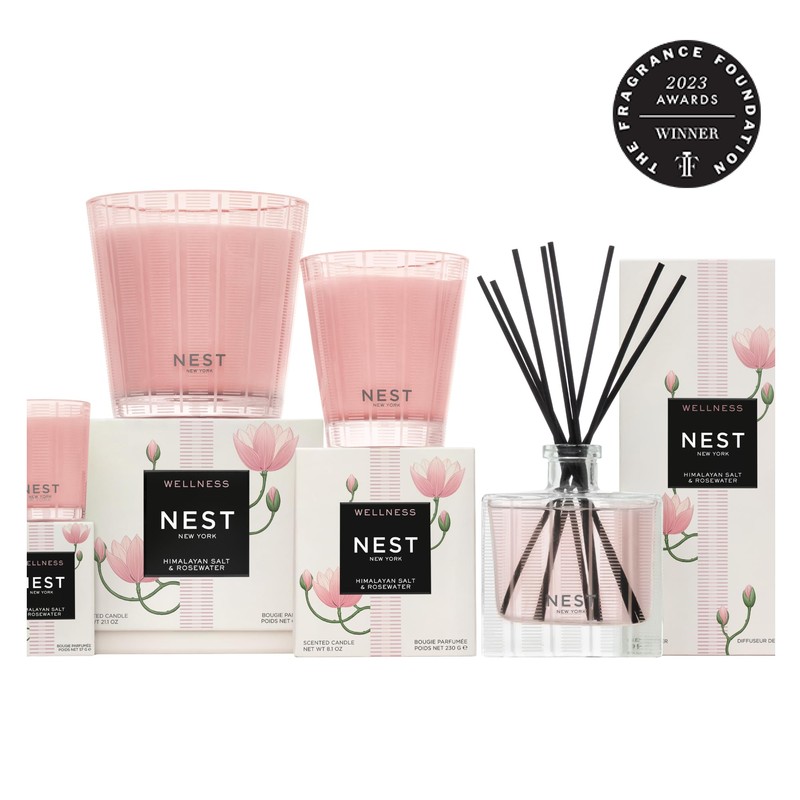 NEST New York Reed Diffuser, Himalayan Salt & Rosewater -
