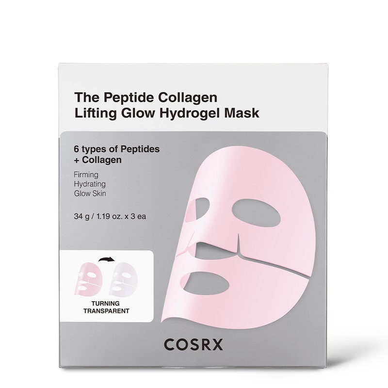 COSRX The Peptide Collagen Lifting Glow Hydrogel Mask 34g (3