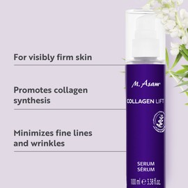 M. Asam Collagen Lift Serum (100 ml) - Intensive Care Serum, Improves Elasticity & Minimises the Appearance of Wrinkles, Dynamic Lifiting Effect, Vegan Face Care