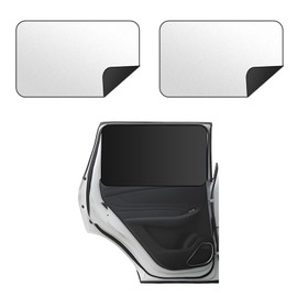 ZATOOTO Car Window Shades Sun Shade for Privacy 4Pack, Car Window Covers 100% Light Blocking for Sleeping & Stay Cool, Reflects Sunlight, Universal Fit