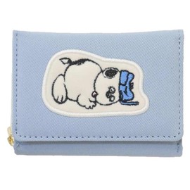 Snoopy Zip Trifold Wallet Blue Appliques Olaf