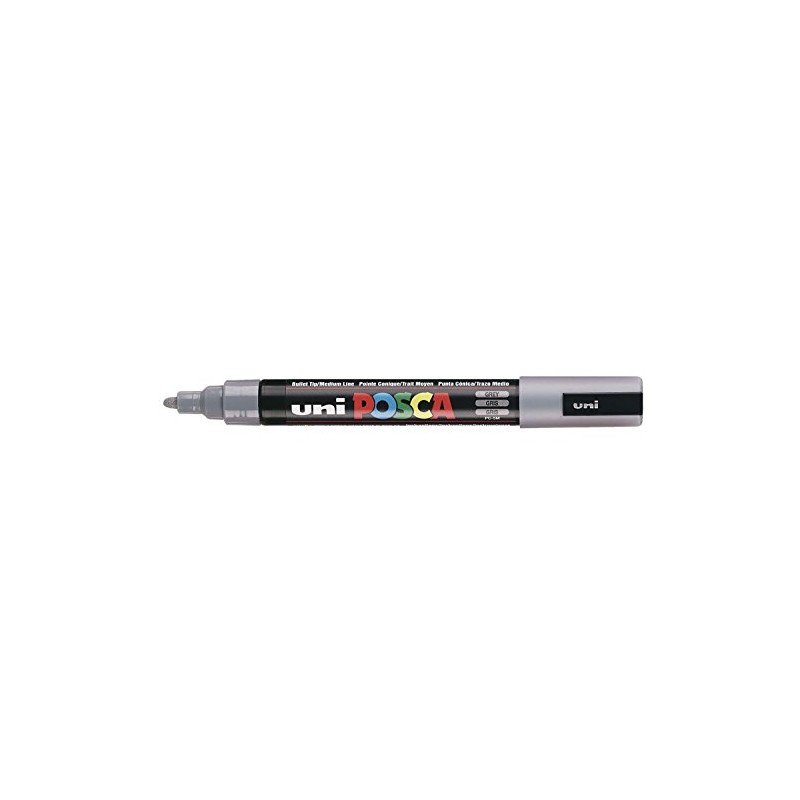 Uni PC-5M Posca Paint Pen Grey
