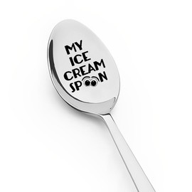 Ice Cream Lover Gifts for Husband Dad Chirismas Birthday Gifts for Daughter Grandkids My Ice Cream Spoon Gift for Ice Cream Lovers Friend Sister Graduation Gifts