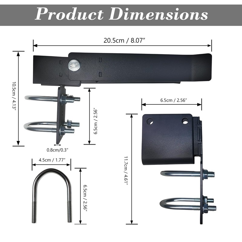 Heavy Duty Double Gate Latch for 1-3/8" Frame, Farm Gate