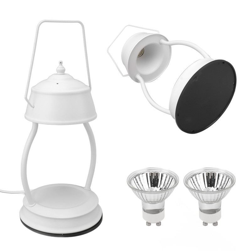 Candle Warmer Lamp With GU10 Bulbs Adjustable Candel Warming Lantern
