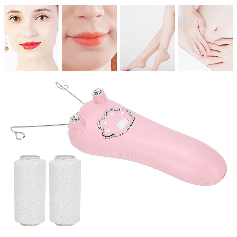 USB Charging Electric Cotton Thread Epilator Facial Body Hair Removal