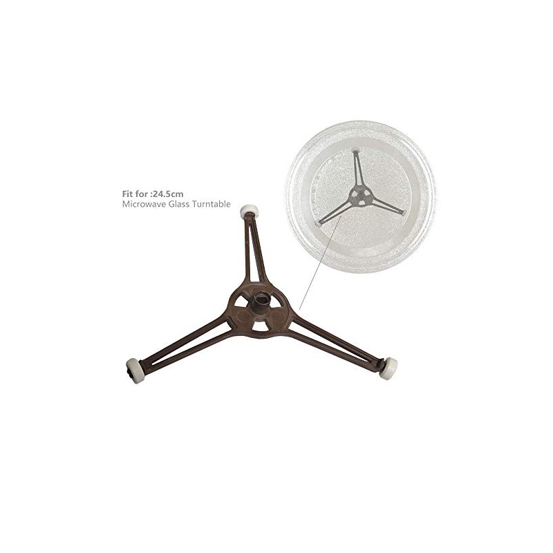 Triple Arm Microwave Turntable Ring Microwave Glass Plate Tray Support