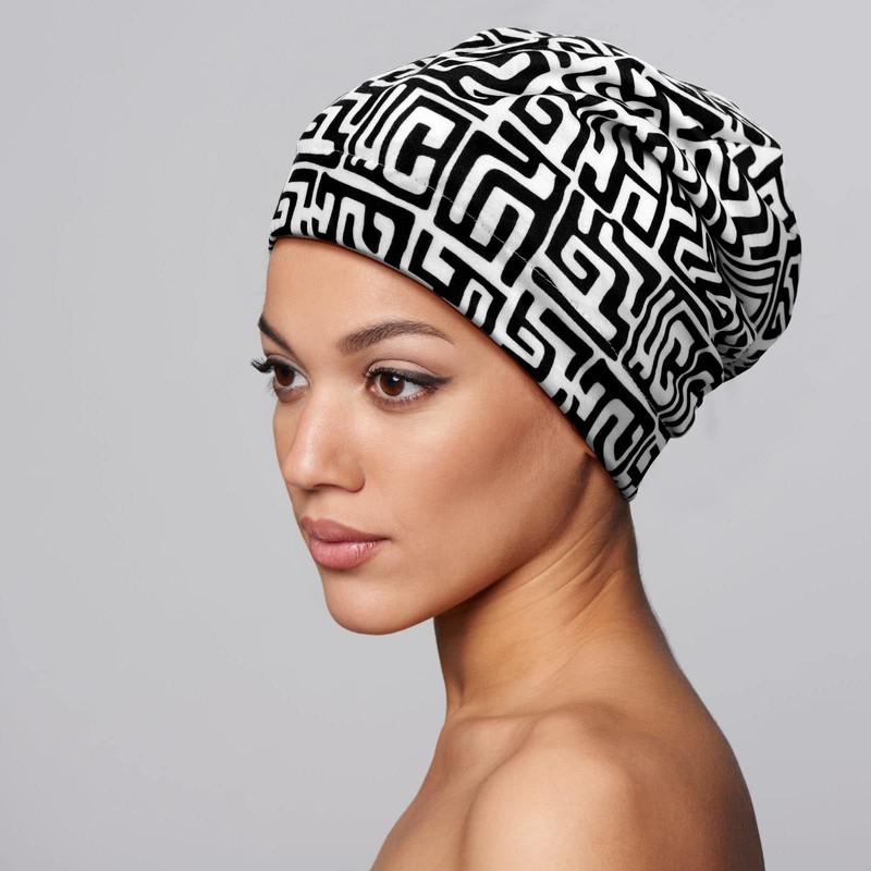 6 Gorros de Dormir con Forro de Satén para Mujer