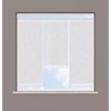 Clever-Kauf-24 Mini Panel Curtain Set, 3 Pieces, White, Transparent, 2