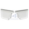Rainware Supply 5-Inch Aluminum End Caps, Royal Brown or White,