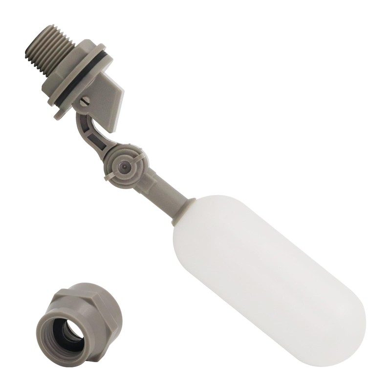 PVC Float Ball Valve，1/2 Inch Plastic Water Float Valve for