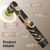Blycorul Cordless Mini Polisher,1/1.5/2Inch,DA&RO with 11 Variable Speed 2500-6000 RPM,2.3Ah