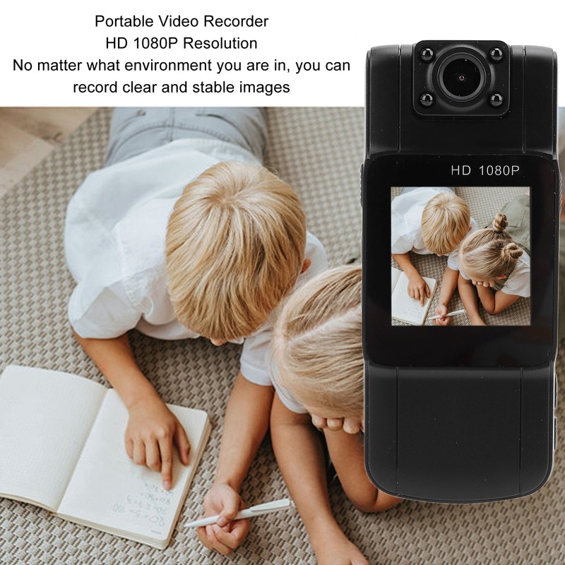 Portable Video Recorder 1080P Night Vision 1.5 Inch IPS Screen