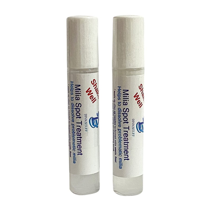 Diva Stuff, 2 Pack, Milia Spot Treatment With Olive Squalene,
