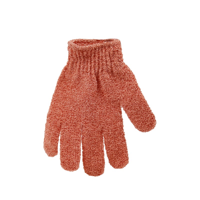 Ecoganic Exfoliating Glove Set - Exfoliating Glove, Body Scrubber, Shower