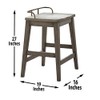 Steve Silver Furniture Ryan Counter Stool, 1-Stool, Rustic Design, Gallery