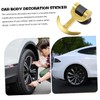 ULTECHNOVO Golden Car Towing Hook Shaped Auto Trailer Ring Unique