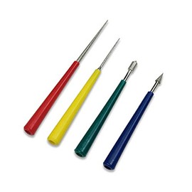 T&F 4 piece bead reamer set, Stainless steel with industrial grade diamond encrusting Tipped Bead Reamer Tools Set