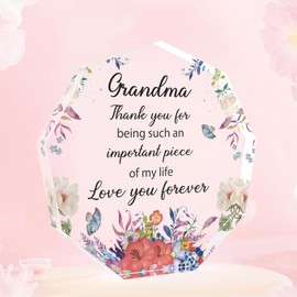 Nana Gifts for Grandma Gifts Acrylic Plaque Mothers Day Gifts for Grandma Gifts for Nan 50th birthday Gifts for Granny Gifts Nanny Gifts from Grandchildren Gran Gifts Anniversary Retirement Gifts