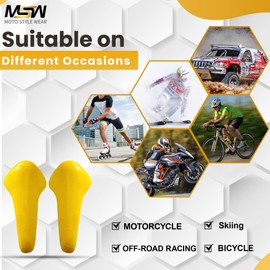MOTOSTYLEWEAR – CE 2 Approve Knee Protective Pads, Level 2 Approved Knee Protectors, Knee Armor Pads for Men & Women.