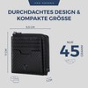 VON HEESEN Genuine Leather RFID Card Holder Made of Nappa