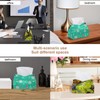2 Pack Tissue Box Cover Holder, Green Dinosaurs Castle Rectangle
