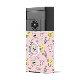 MightySkins Skin Compatible with Ring Video Doorbell - Bunny Bunches | Protective, Durable, and Unique Vinyl Decal wrap Cover | Easy to Apply, Remove, and Change Styles | Made in The USA