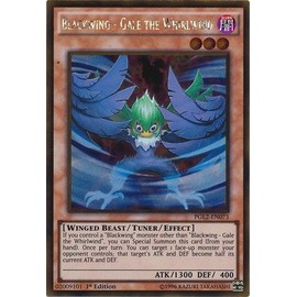 YU-GI-OH! - Blackwing - Gale The Whirlwind (PGL2-EN073) - Premium Gold: Return of The Bling - 1st Edition - Gold Rare