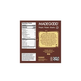 MadeGood Mornings Organic Chocolate Chip Breakfast Bars, 5 Count, 6oz Carton