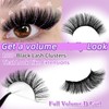 FOINEMYED Lash Clusters 100D Thick Lash Clusters 12-22mm Long Volume